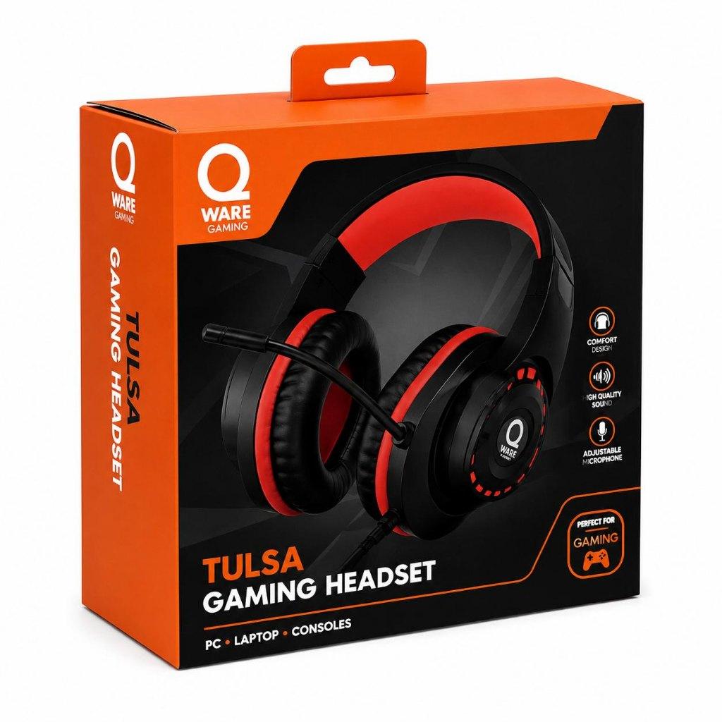 Gaming Headset Tulsa Red | Nieuw | €19,99, Overige merken, ., Nieuw, Ophalen of Verzenden