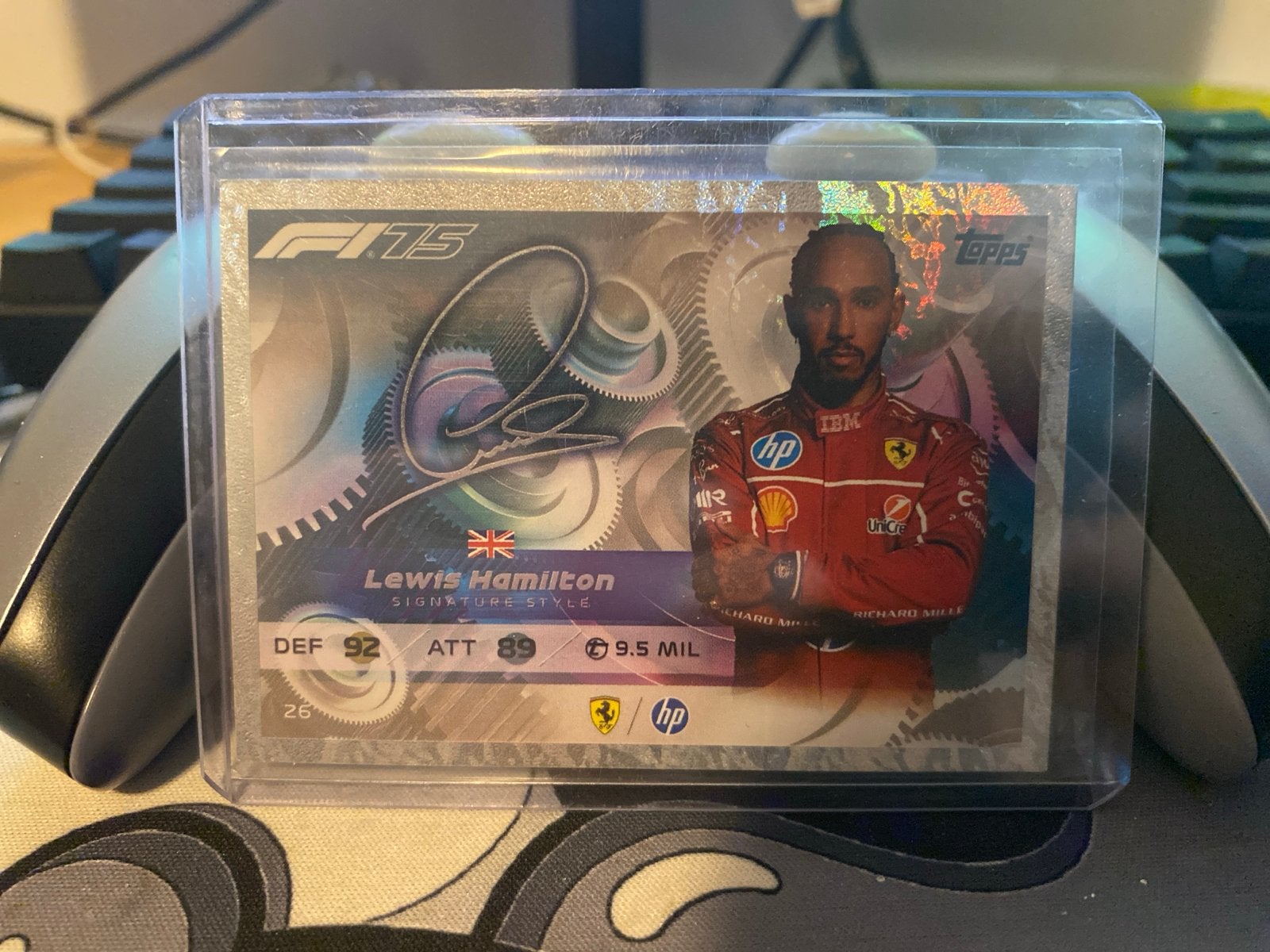 Lewis Hamilton F1 75 Topps Turbo Attax 2023 Kaart, Hobby en Vrije tijd, Ophalen of Verzenden, Zo goed als nieuw, Losse kaart