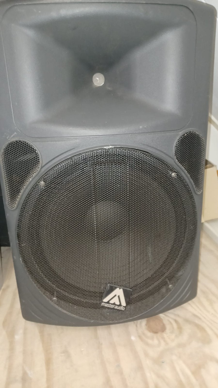 4x Master Audio E15 1/2 luidsprekers – 15 inch – 250W, Ophalen, Gebruikt