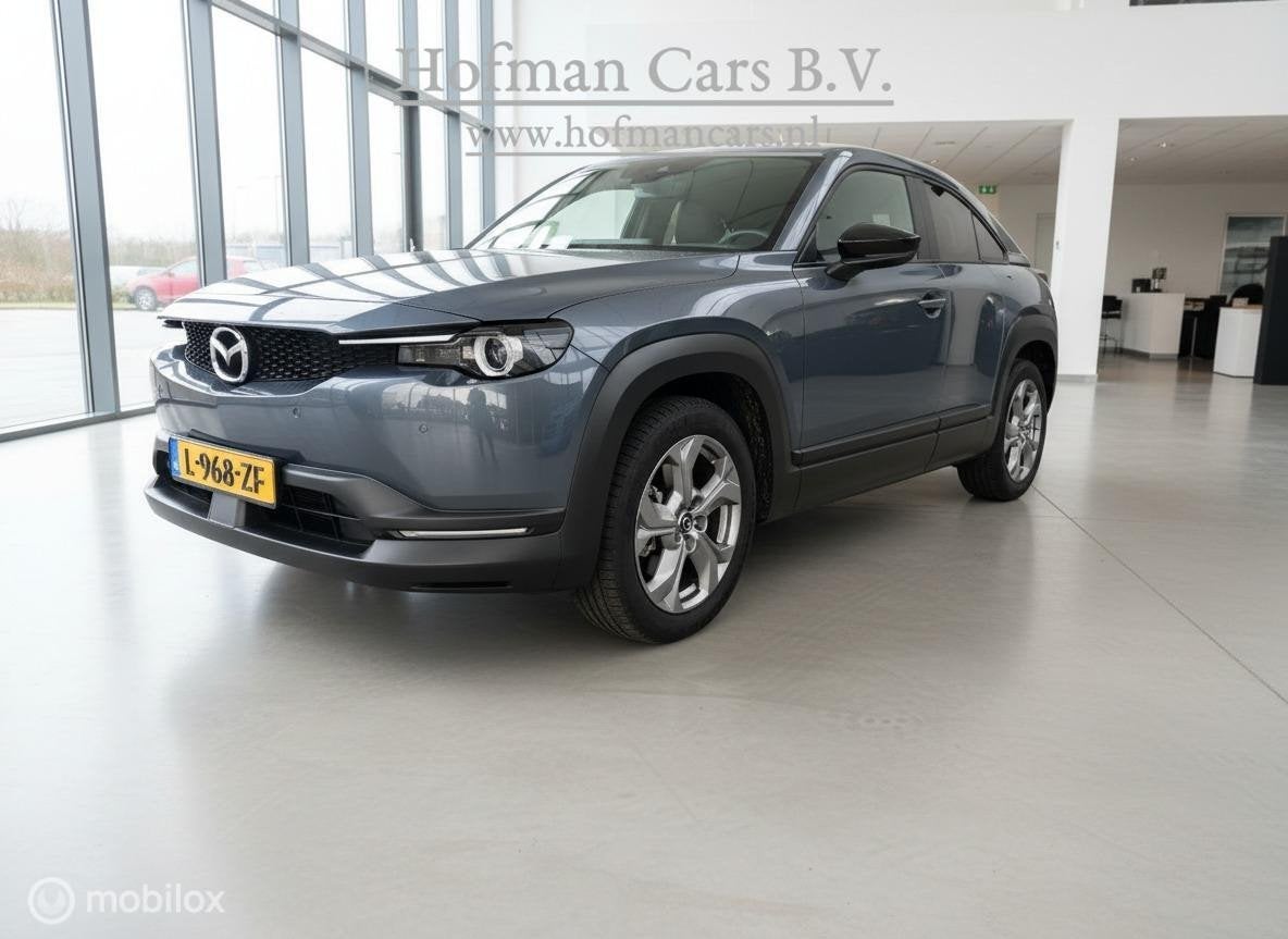 Mazda MX-30 e-SkyActiv 145 36 kWh | Grijs | SOH 95,75% | MOB, Auto's, 145 pk, Stof, Gebruikt, Zwart