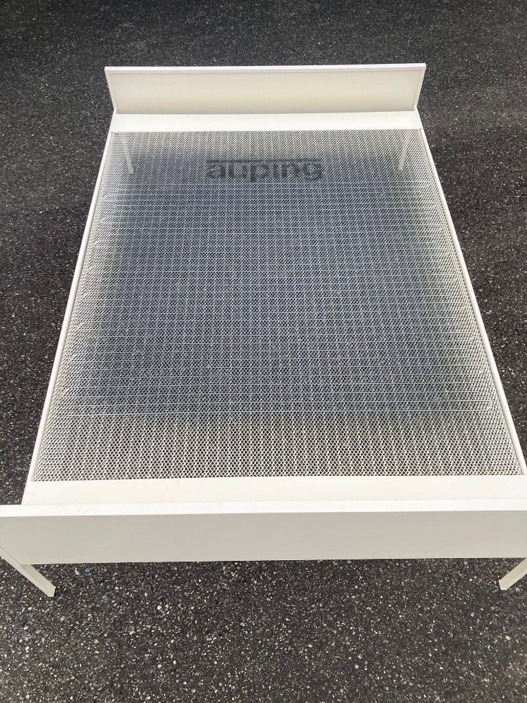 Auping bedframe - eenpersoons+matras, Ophalen, Gebruikt, Wit, Tweepersoons