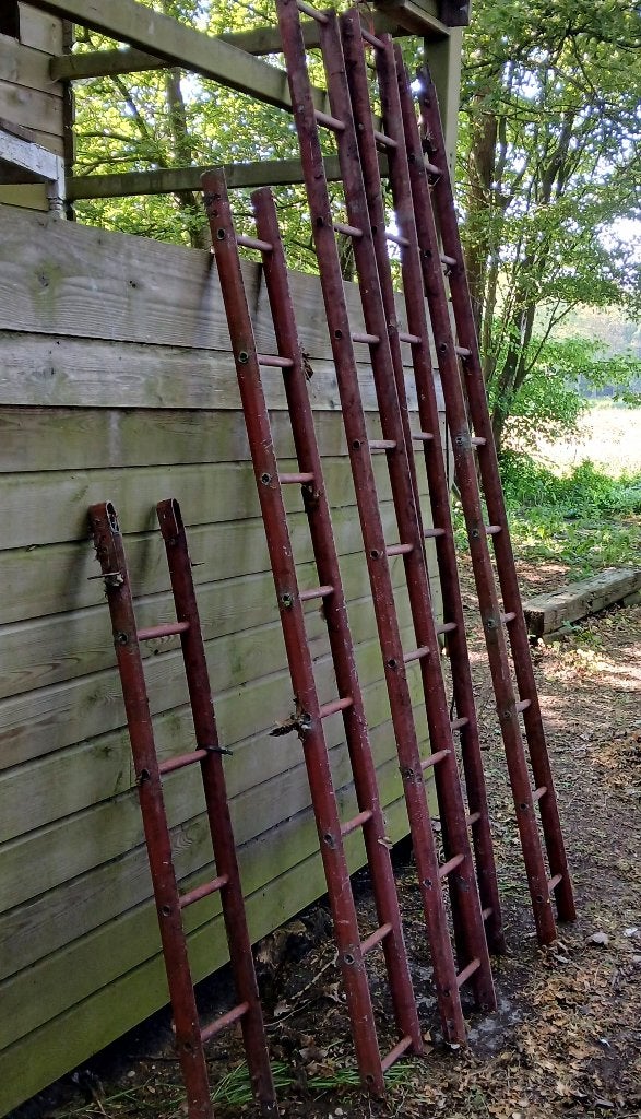 Stukken stalen kabelladders - ook handig voor klimplanten of, Ophalen