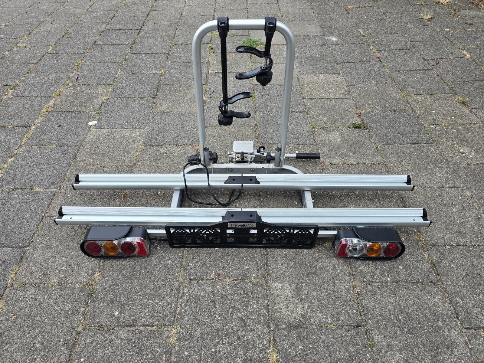Travel&Co Trekhaak fietsendrager voor 2 fietsen, Auto diversen, Fietsendragers, Gebruikt, Elektrische fiets, Ophalen of Verzenden
