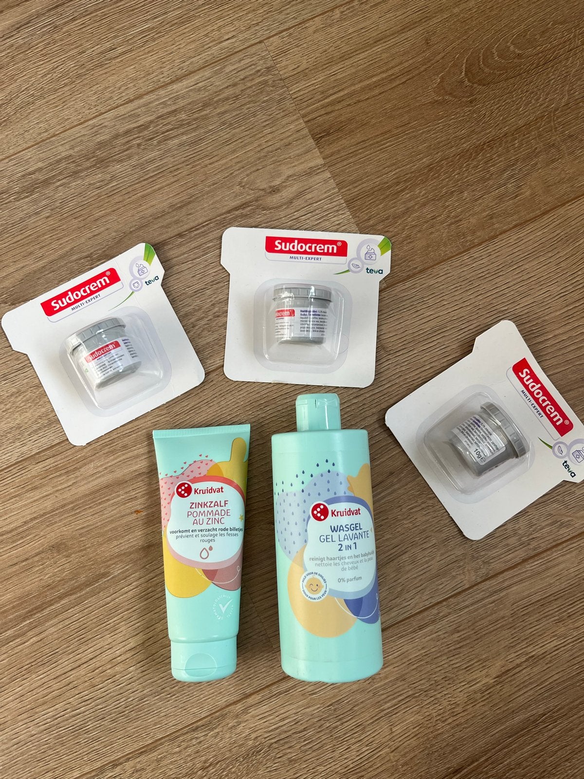 Babyverzorgingspakket: Sudocrem, Kruidvat Wasgel & Zinkzalf, Overige merken, Overige typen, Nieuw, Ophalen of Verzenden