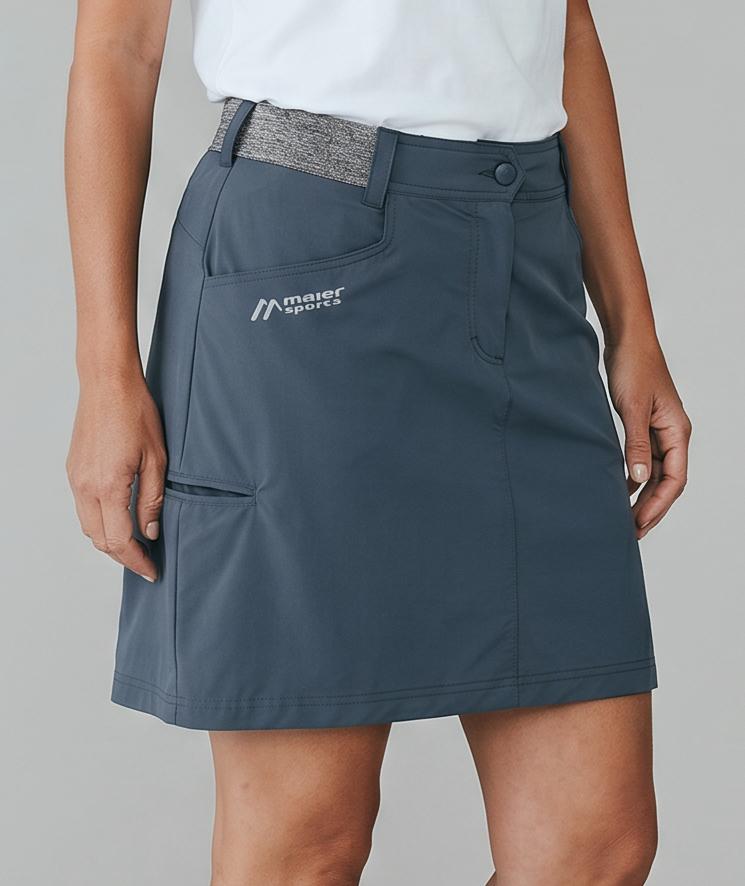 Broekrokje Maier Sport Norit  Rokje Wandelrok Trekking Skort, Maat 42/44 (L), Nieuw, Ophalen of Verzenden, Grijs