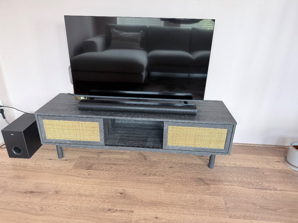 TV meubel, Ophalen, Gebruikt, 100 tot 150 cm, Minder dan 100 cm