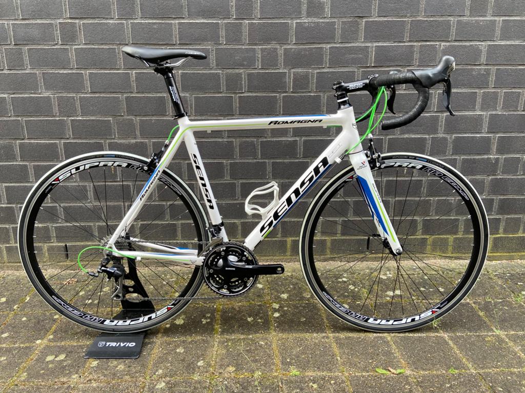 Sensa Romagna racefiets maat 56 cm Shimano 105 3x10 speed, Overige merken, Aluminium, Ophalen of Verzenden, Zo goed als nieuw