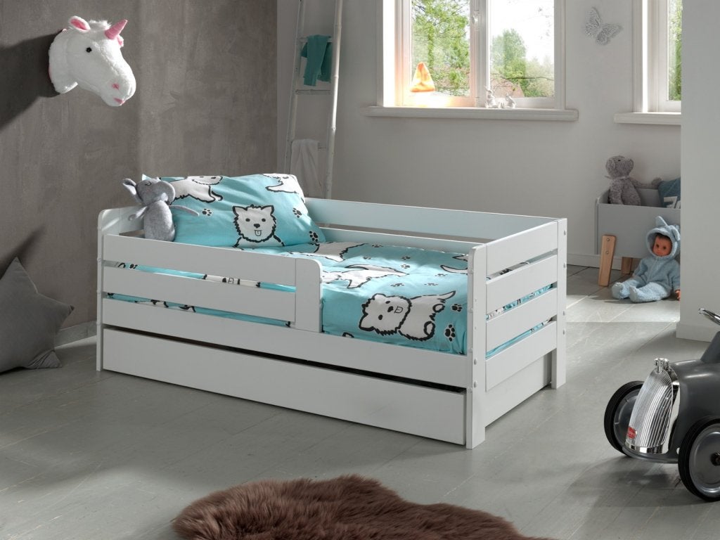 Peuterbed Toddler 71 wit, Kinderen en Baby's, Kinderkamer | Bedden, Niet ingevuld, Niet ingevuld, Niet ingevuld