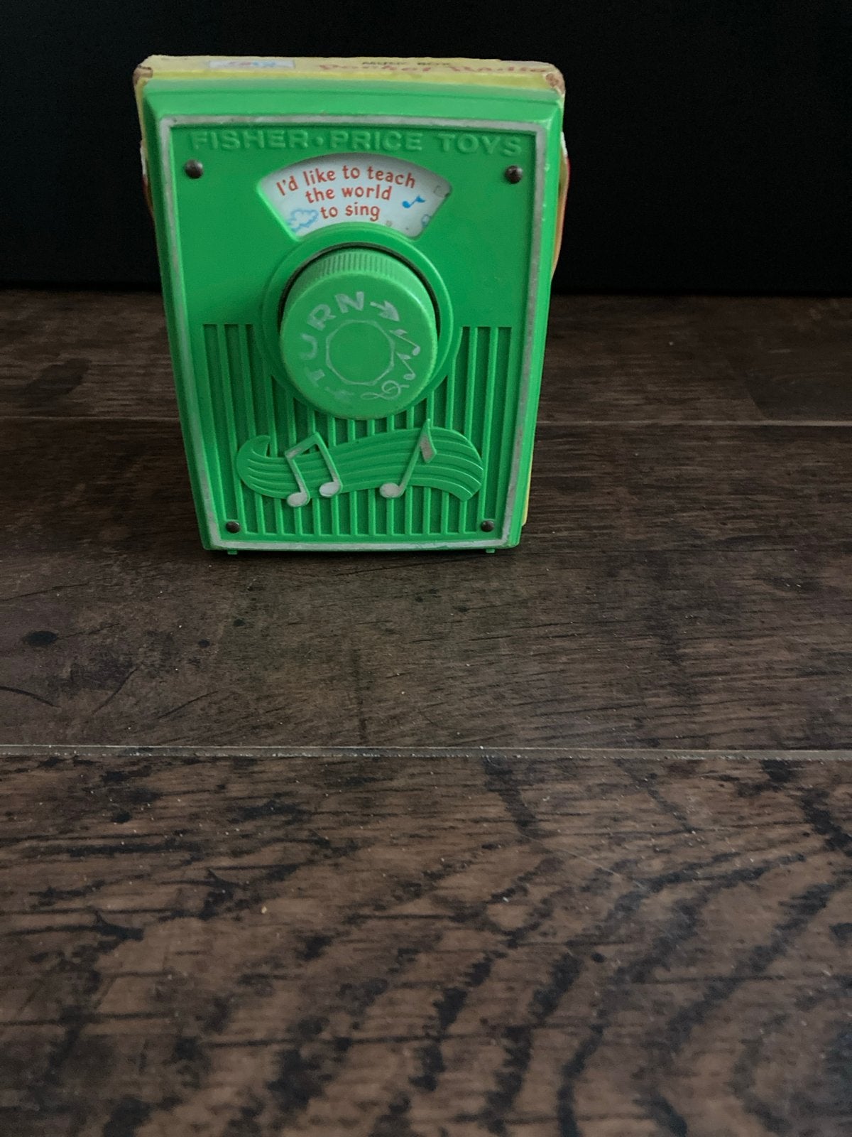 Vintage Fisher-Price Music Box Pocket Radio - I'd like to te, Ophalen of Verzenden, Gebruikt, Overige typen, Met geluid