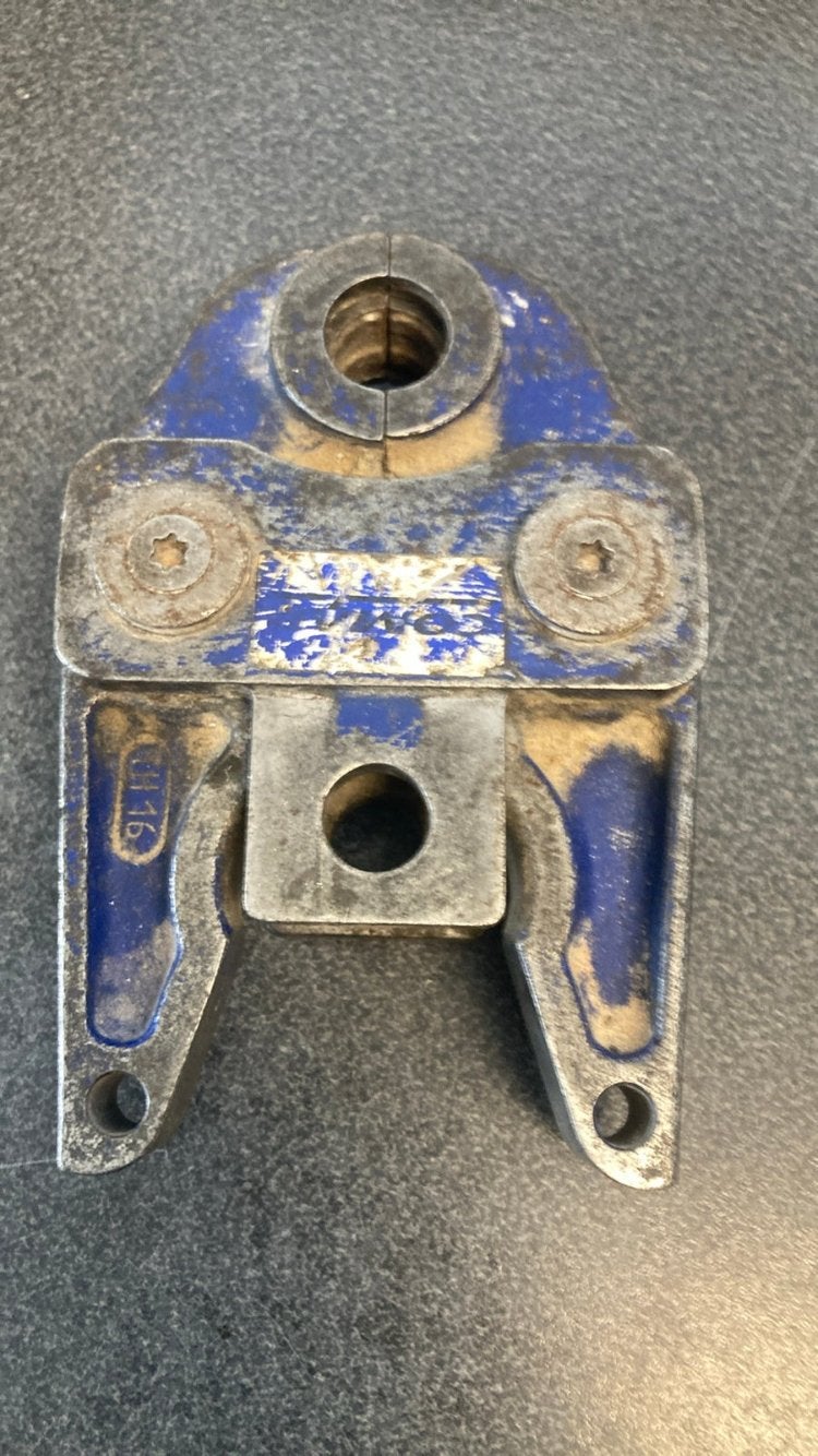 Persbek TH16 - TH 16 v grote perstang rems ridgid viega, Ophalen of Verzenden