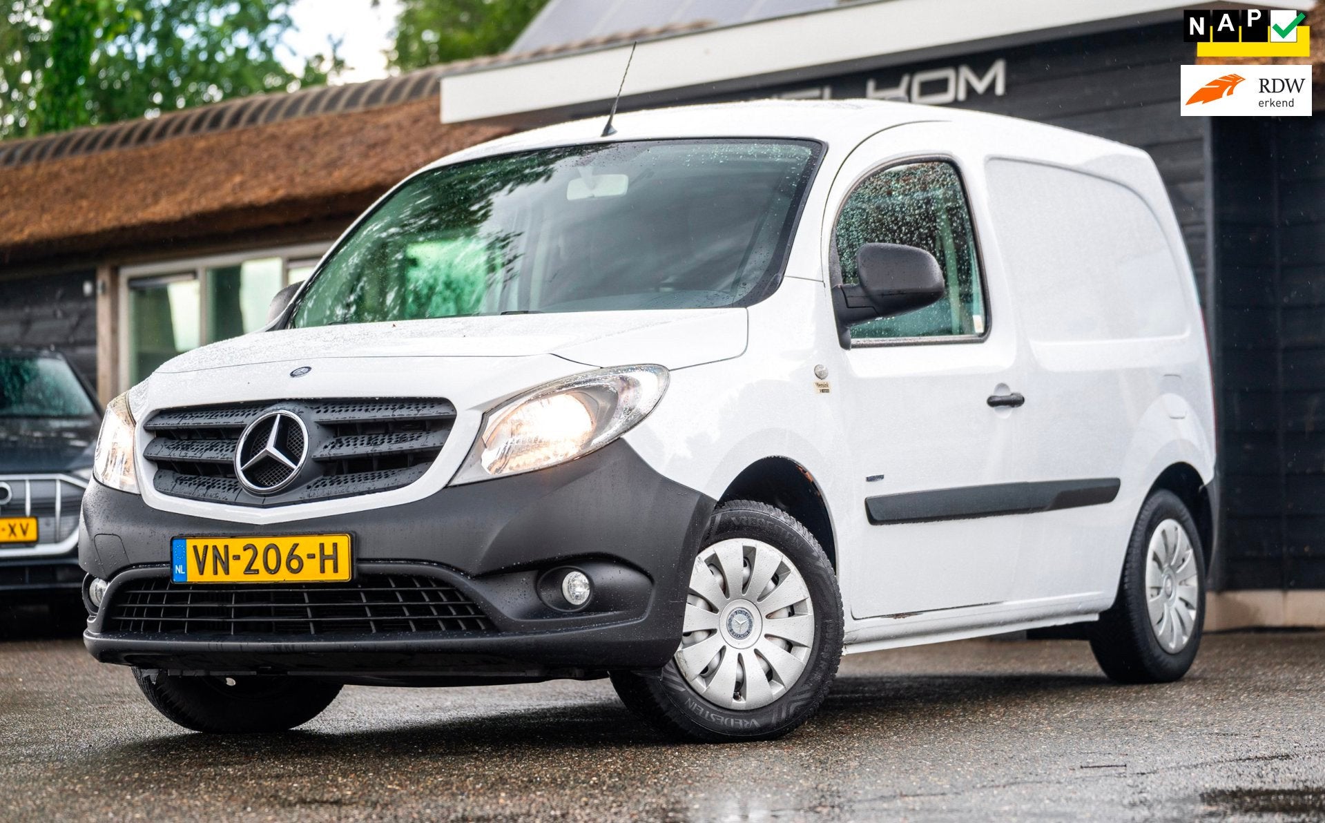 Mercedes-Benz Citan 108 CDI BlueEFFICIENCY Trekhaak I Airco, Voorwielaandrijving, Euro 5, Gebruikt, Zwart