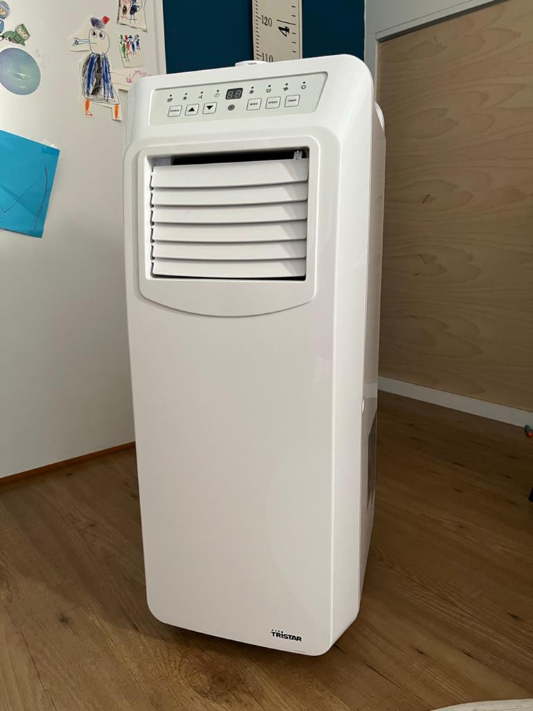 Tristar mobiele airco met accessoires, Witgoed en Apparatuur, Ophalen, Koelen en Ontvochtigen, Minder dan 60 m³, 3 snelheden of meer
