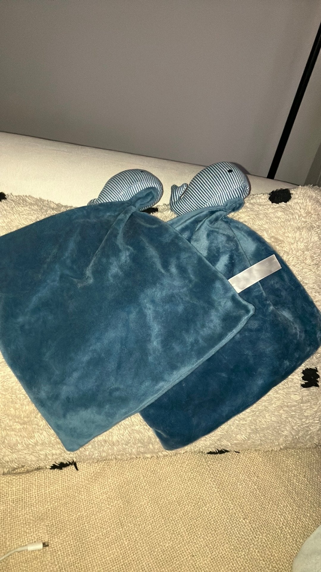 Zeeman walvis knuffeldoekje blauw, Ophalen of Verzenden, Zo goed als nieuw, Overige typen