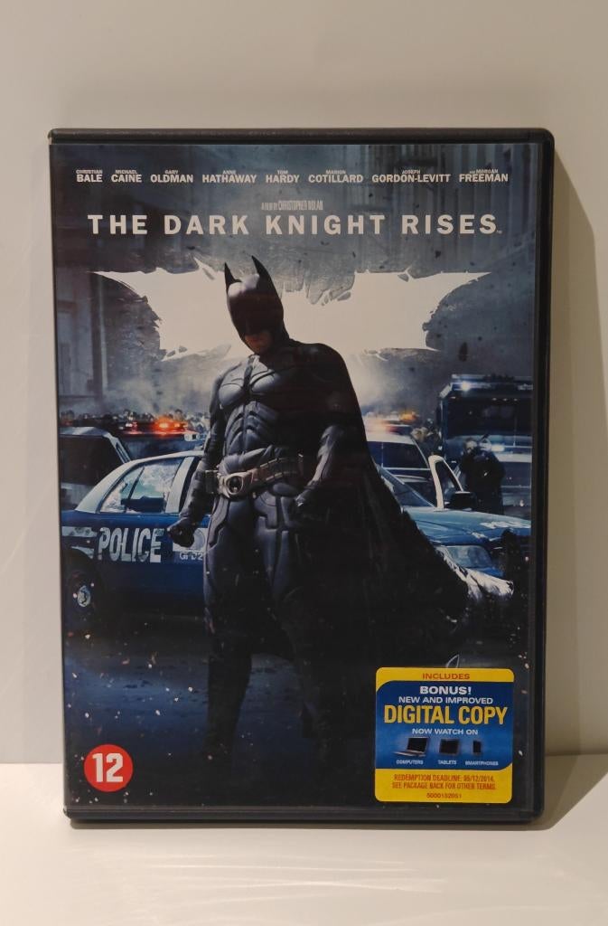 The Dark Knight Rises DVD Batman Christopher Nolan Bale film, Vanaf 12 jaar, Ophalen of Verzenden, Zo goed als nieuw, Actie