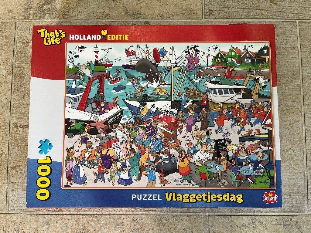 4 Goliath That's Life Legpuzzels, Verzenden, 500 t/m 1500 stukjes, Zo goed als nieuw, Legpuzzel