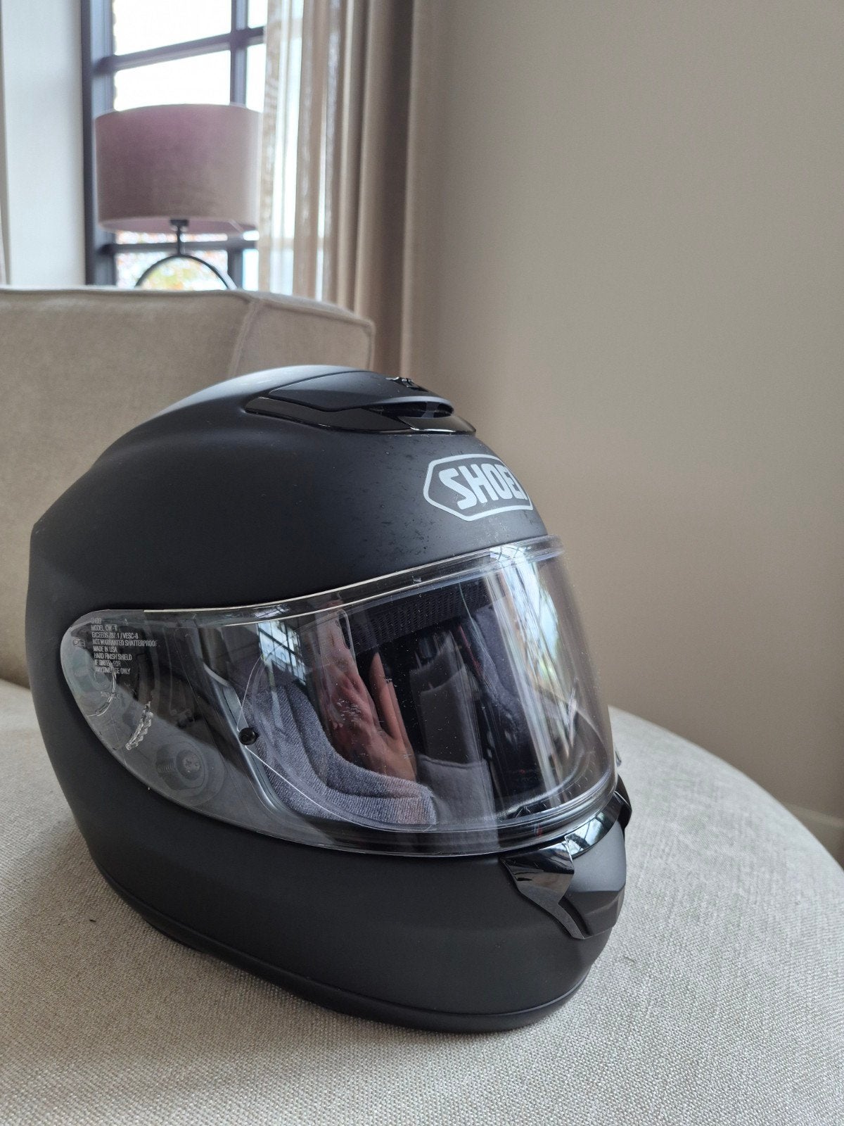 Shoei QWEST Helm mat zwart maat M, Ophalen of Verzenden, Tweedehands, Integraalhelm, Shoei