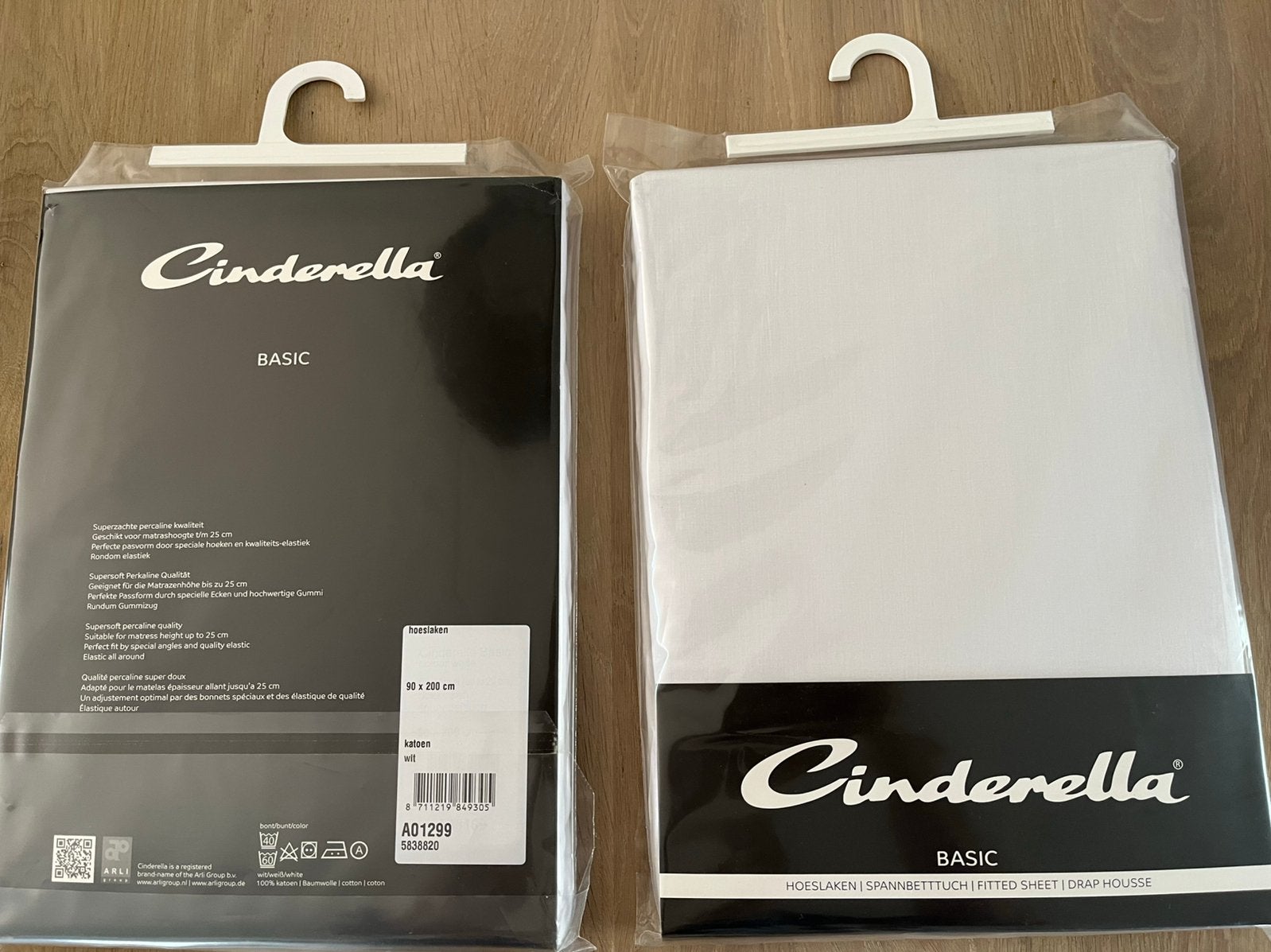 Cinderella katoenen hoeslaken 90x200, Huis en Inrichting, Slaapkamer | Beddengoed, Eenpersoons, Katoen, Nieuw, Ophalen of Verzenden