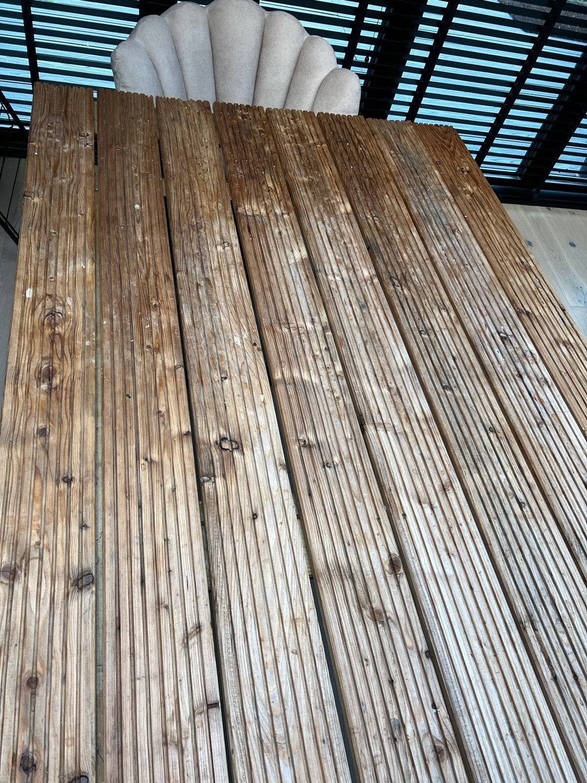 Stevige ruime Douglas houten buiten eettafel 240x118cm
