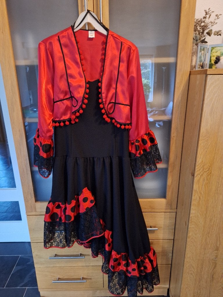 Luxe Flamenco Jurk, Kleding | Dames, Maat 38/40 (M), Ophalen of Verzenden, Kleding, Overige thema's