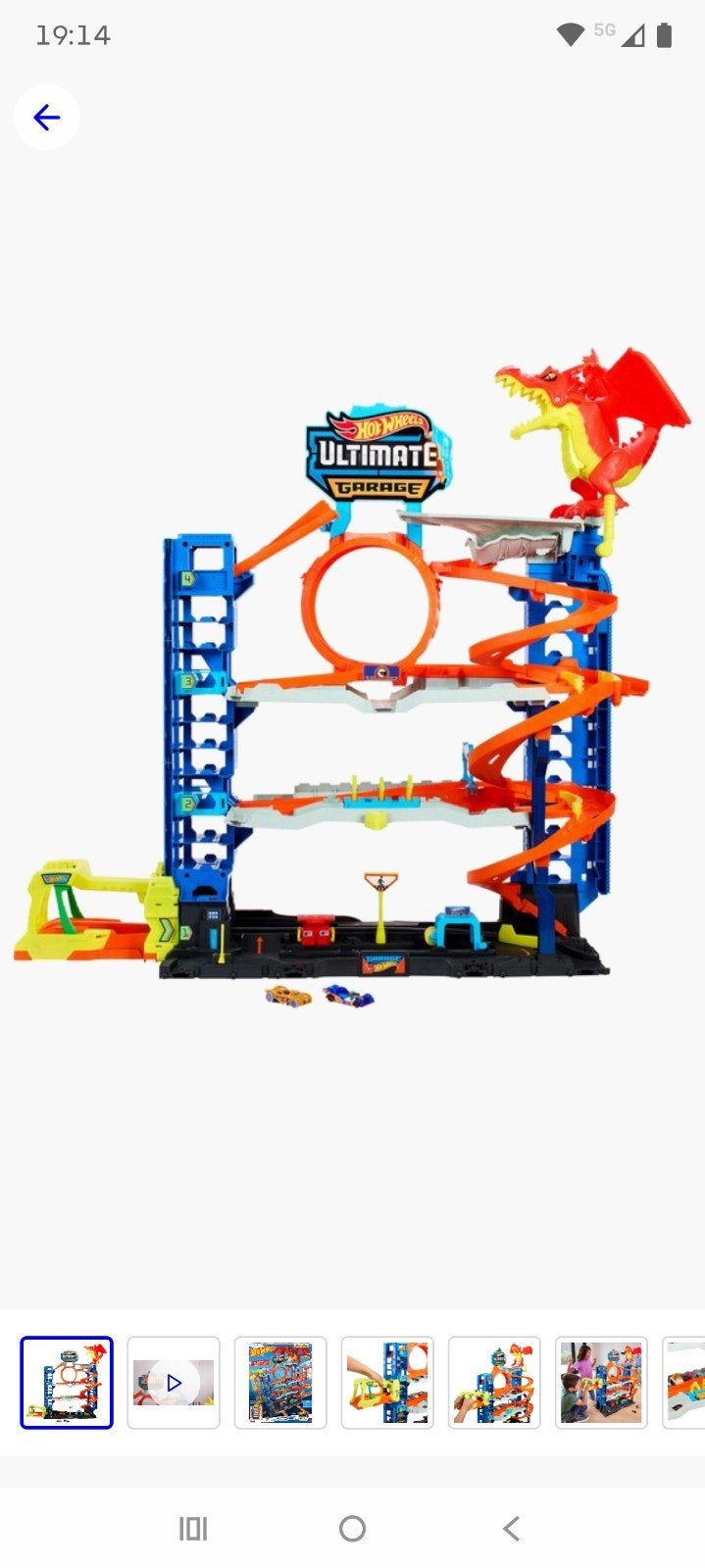 Hot Wheels Ultimate Garage, Ophalen, Zo goed als nieuw