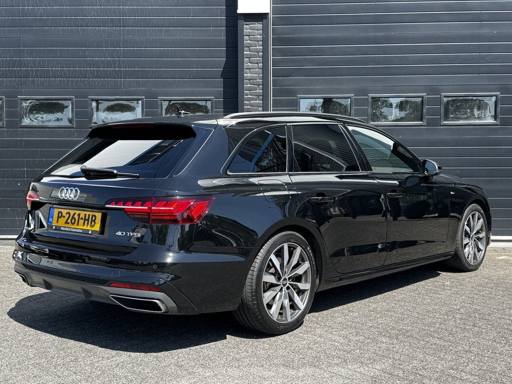 Audi A4 Avant 40 TFSI 204PK S-Line edition Competition | Key, Auto's, Audi, Gebruikt, 4 cilinders, 1984 cc, Zwart