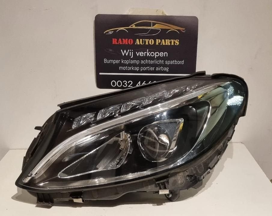 Koplamp Mercedes C Klasse W205 Voll LED Links A2059063703, Gebruikt, -, -, Ophalen of Verzenden