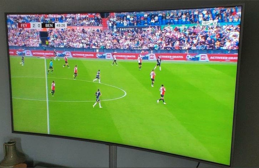 4k curved samsung smart tv 55 inch 100hz winkelprijs 1300,-, Ophalen of Verzenden, Zo goed als nieuw, 100 Hz, Samsung
