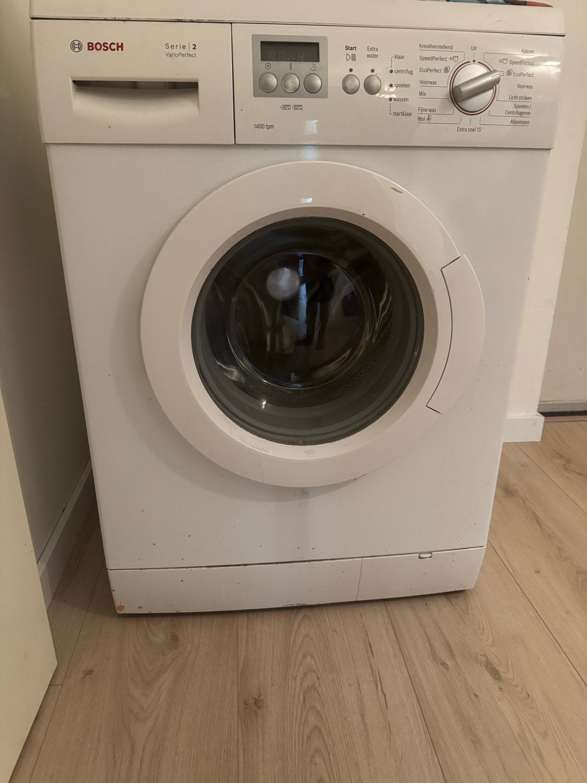 Bosch Serie 2 VarioPerfect Wasmachine 1400 tpm, Witgoed en Apparatuur, Wasmachines, Ophalen, Gebruikt, Voorlader, Kort programma