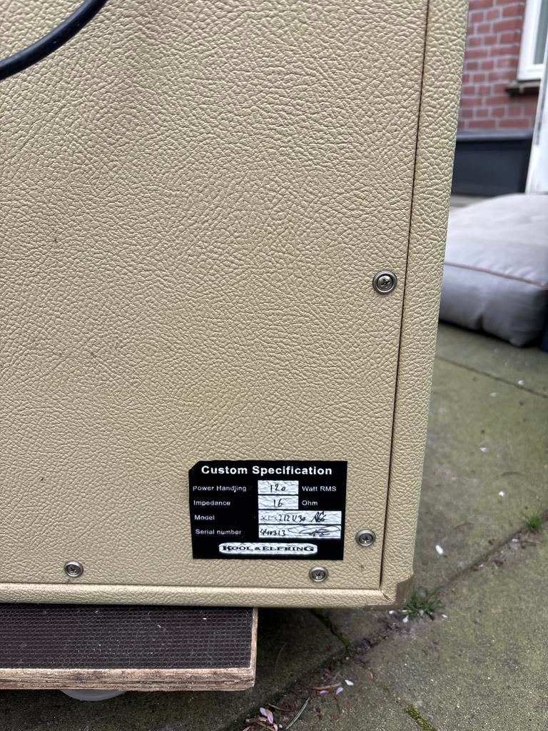 Kool & Elfring Cabinet speaker 120 wat, Ophalen, Gebruikt, Gitaar, Minder dan 50 watt