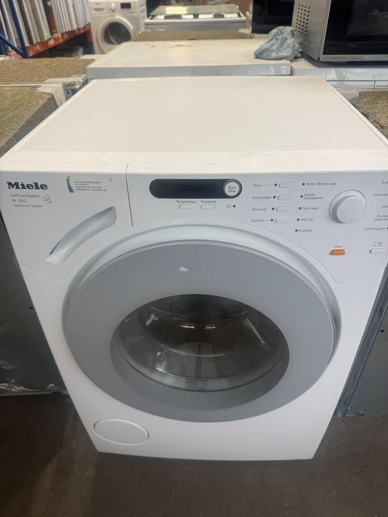 Miele W1812 Wasmachine 1jr garantie bezorging, Gebruikt, Ophalen of Verzenden, Voorlader, 85 tot 90 cm