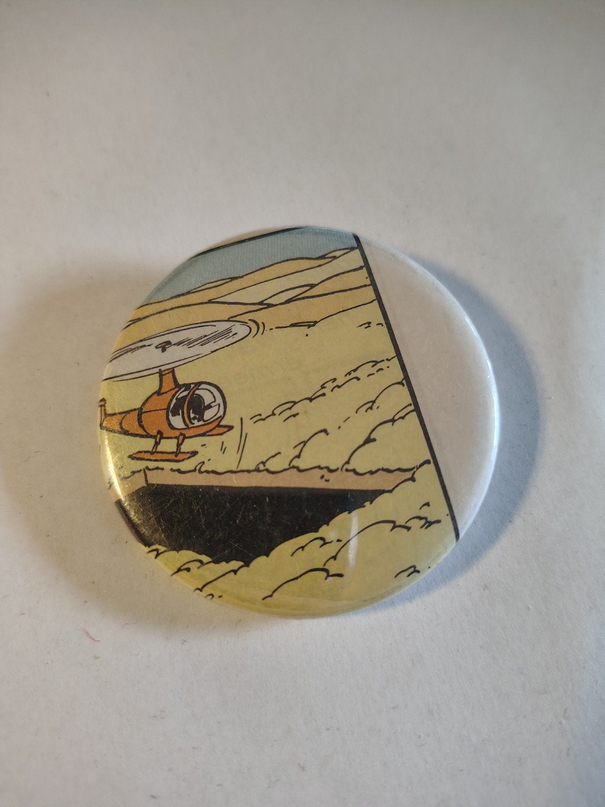 Kuifje Button, Ophalen of Verzenden, Gebruikt, Overige onderwerpen
