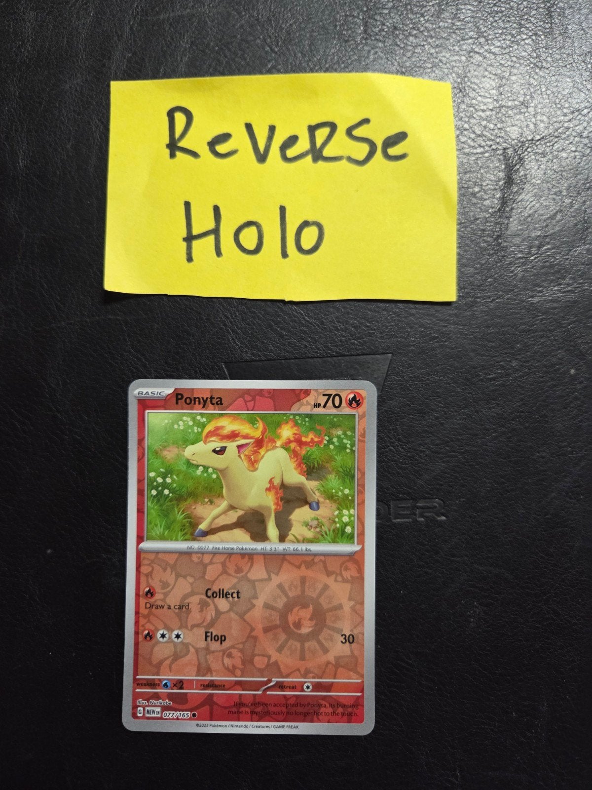 Ponyta 077/165 151 set, Ophalen of Verzenden