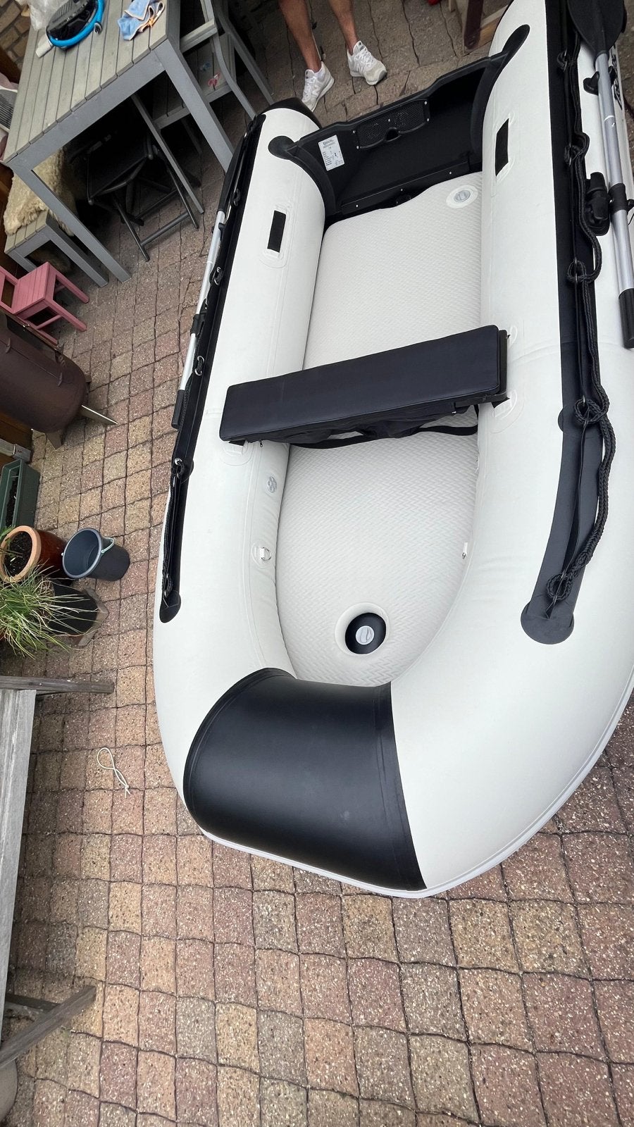 Trident opblaasboot met Mercury 5.0 pk buitenboordmotor, Watersport en Boten, Inclusief motor, PVC, Zo goed als nieuw, Ophalen