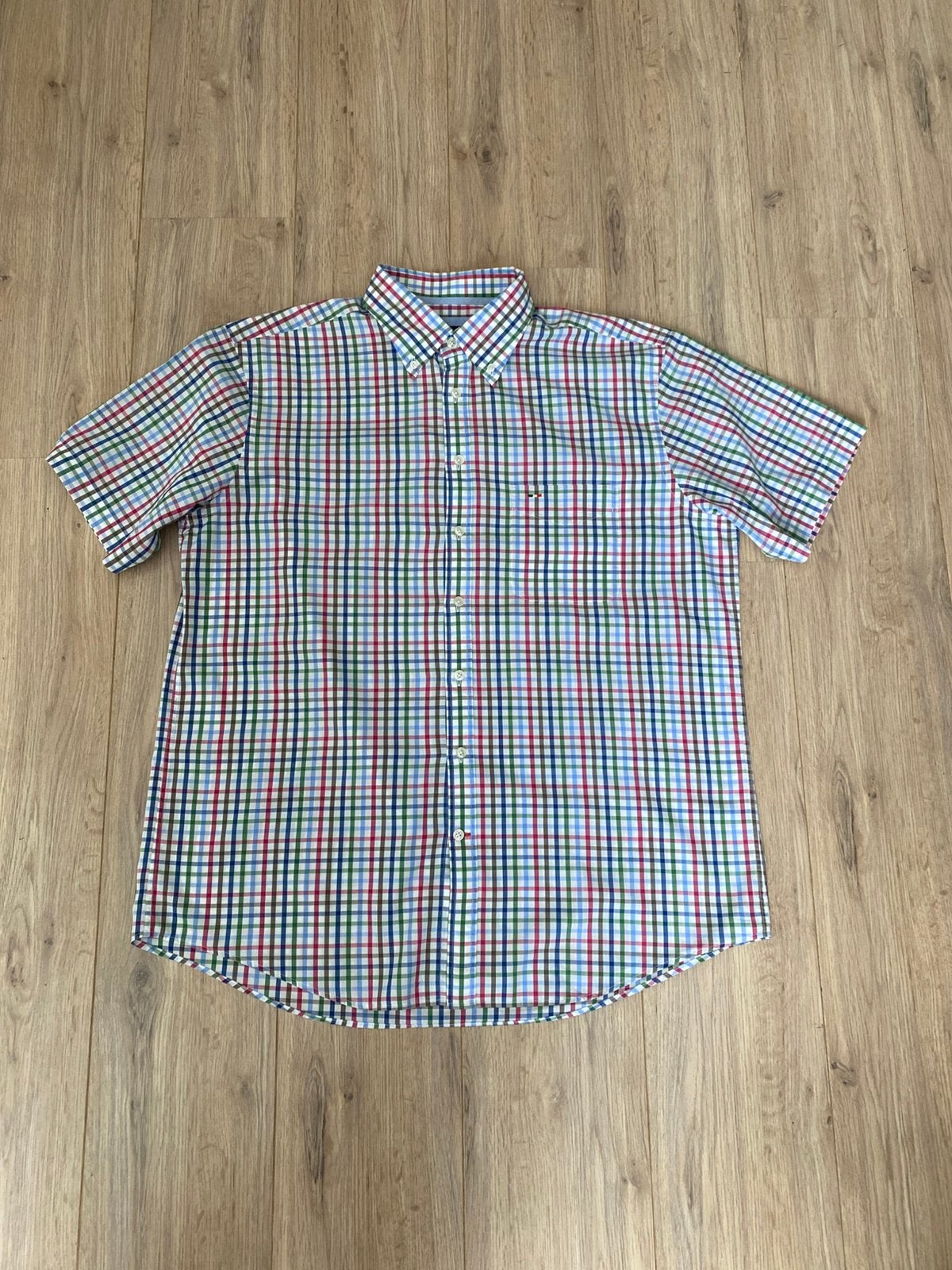 Heren overhemd umano maat XL, Ophalen of Verzenden, Zo goed als nieuw, Blauw, Halswijdte 43/44 (XL)