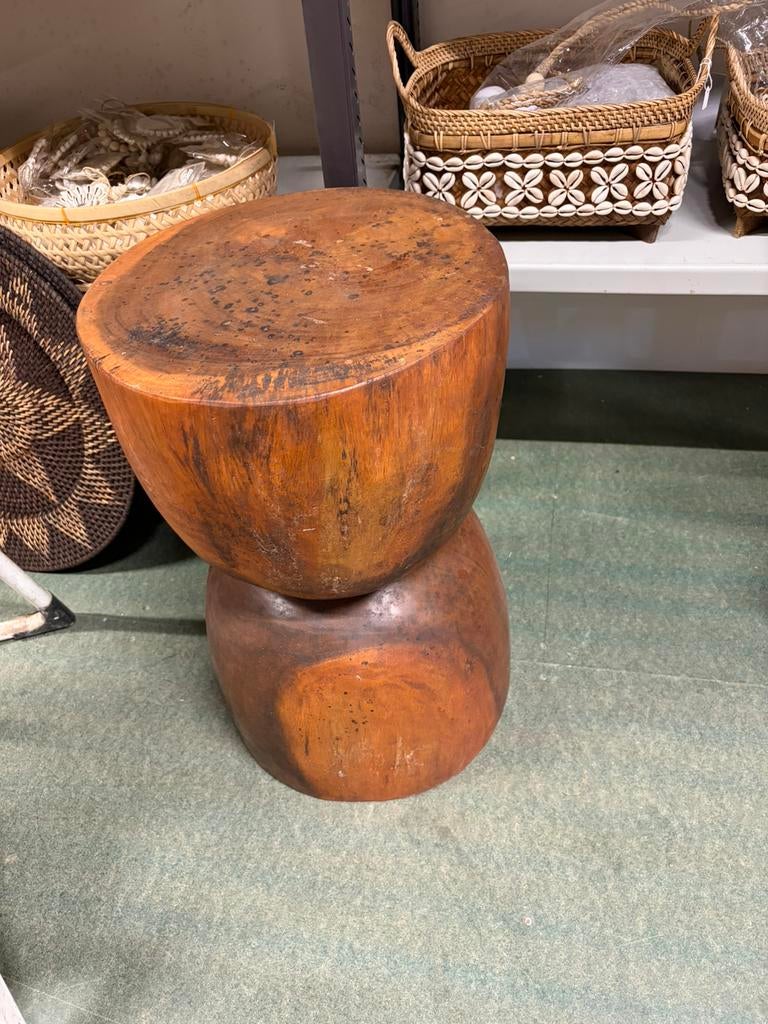Bijzettafel Suar hout uit Bali, Huis en Inrichting, Stoelen, Ophalen, Bruin, Zo goed als nieuw, Eén