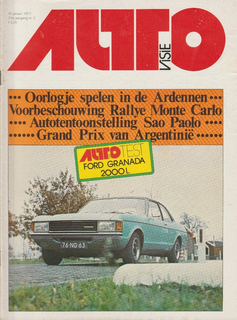 Ford Consul - Granada ( 1 - MK1 ) testen in Autovisie e.a., Gelezen, Ford, Ophalen of Verzenden, Autovisie