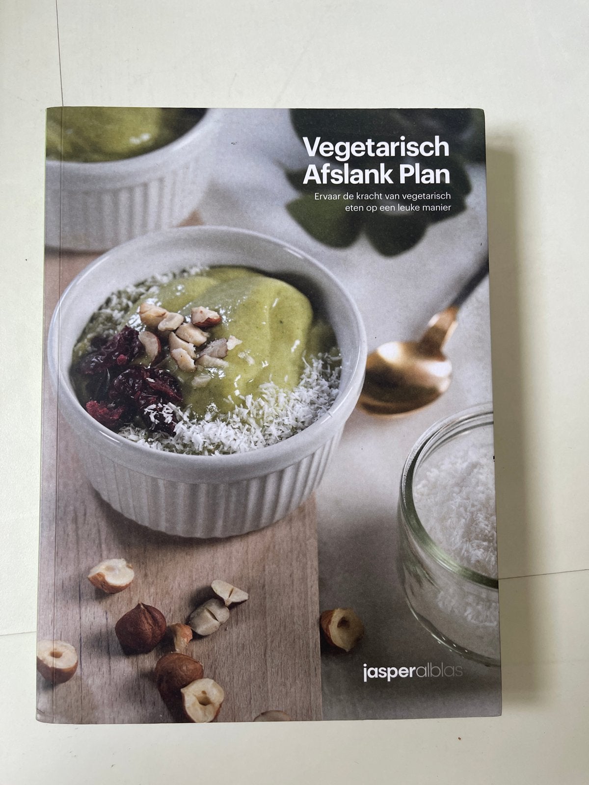 Vegetarisch Afslank Plan - Jasper Alblas, Boeken, Hoofdgerechten, Ophalen of Verzenden, Zo goed als nieuw, Gezond koken