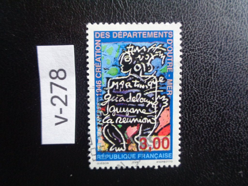 frankrijk - overzeese departementen 1996 (v-278), Ophalen of Verzenden, Gestempeld