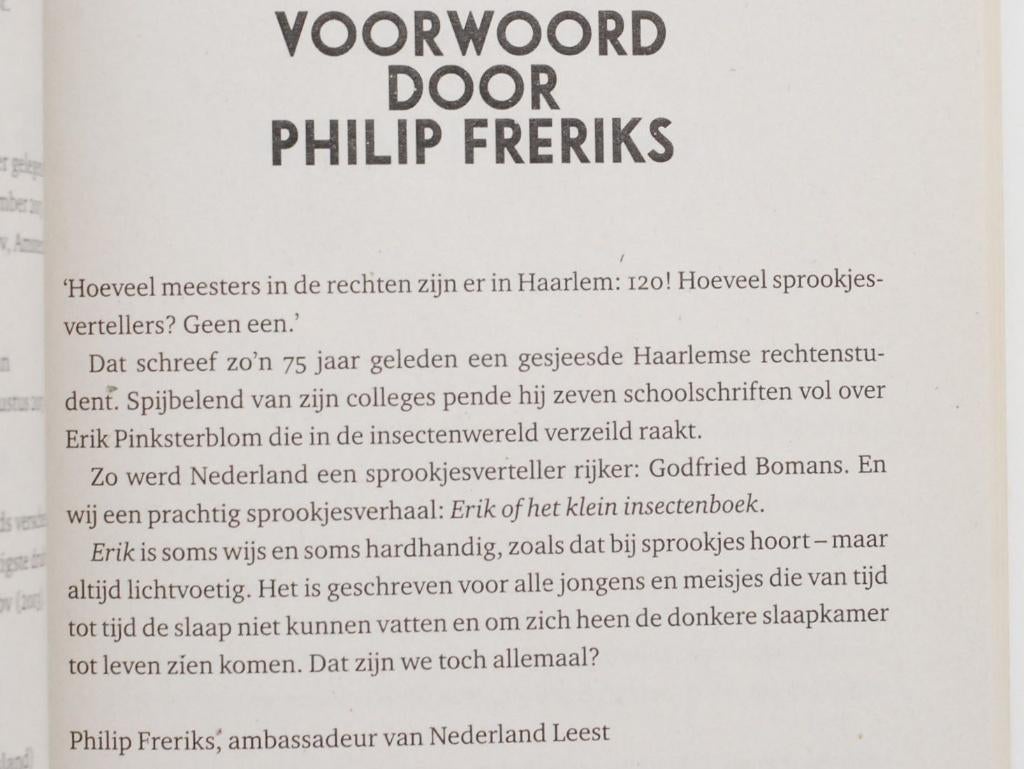 Erik of het klein insectenboek - Godfried Bomans (2013), Boeken, Literatuur, Verzenden, Zo goed als nieuw, Nederland