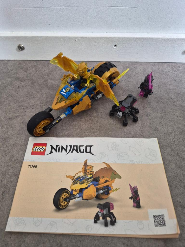 LEGO Ninjago 71768 Jay's Gouden Drakenmotor, Compleet, Lego, Ophalen of Verzenden, Zo goed als nieuw