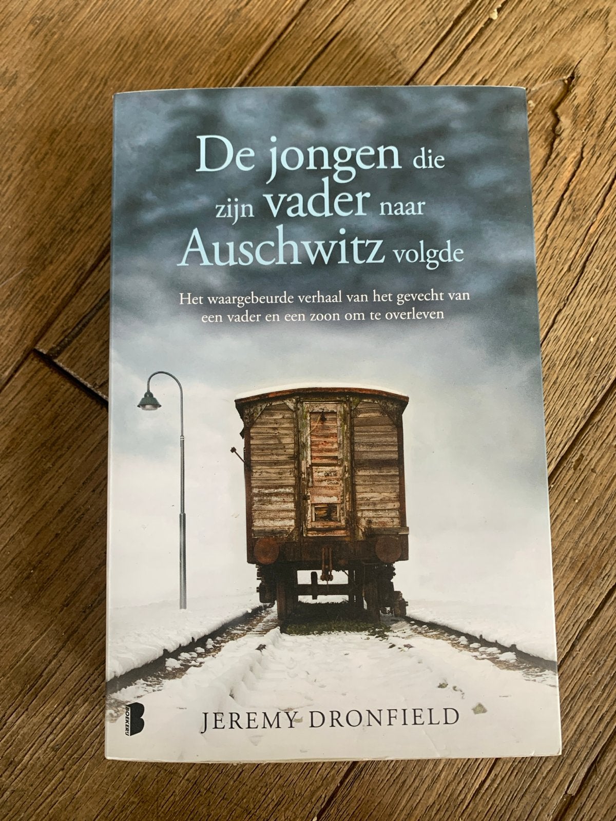 De jongen die zijn vader naar Auschwitz volgde - Jeremy Dron, Ophalen of Verzenden, Tweede Wereldoorlog, Zo goed als nieuw, Algemeen