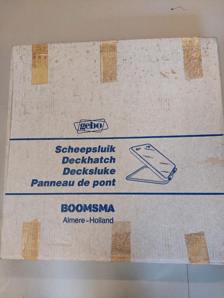 Gebo Boomsma Dekluik 500x500mm Rookgrijs Nieuw, Watersport en Boten, Accessoires en Onderhoud, Ophalen of Verzenden