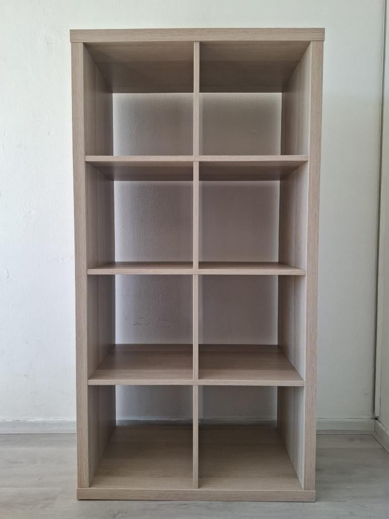 IKEA kast Kallax met 8 vakken, Ophalen, 100 tot 150 cm, 50 tot 100 cm, Zo goed als nieuw