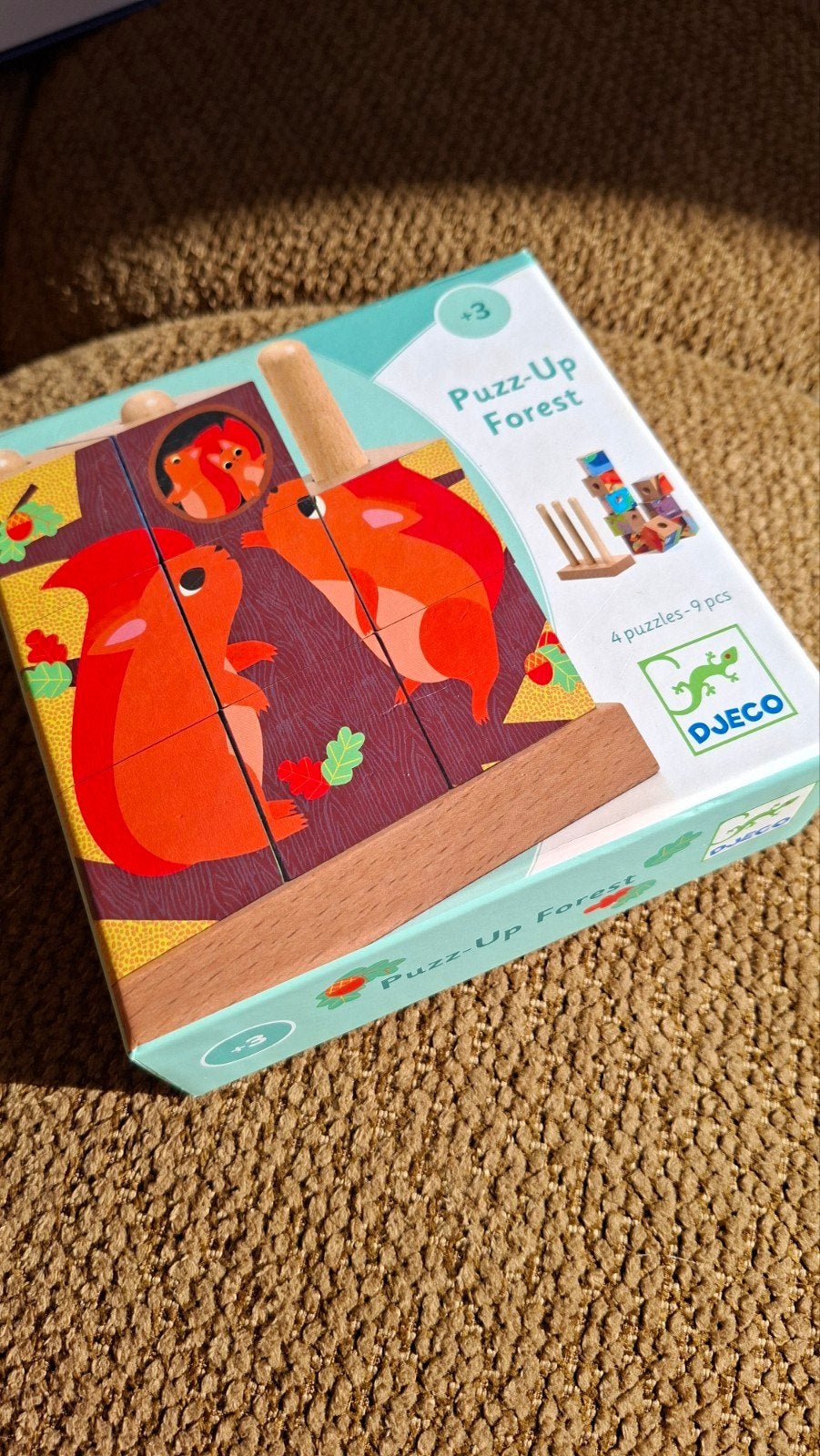 puzzel blokken 3+ (Djeco), Kinderen en Baby's, Ophalen of Verzenden, Zo goed als nieuw