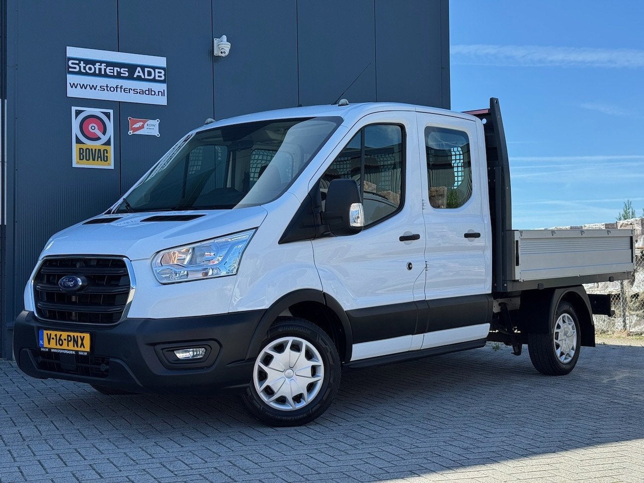 Ford Transit 310 2.0 TDCI 130pk L2H1 DC Trend | Open Laadbak, Auto's, 15 km/l, 4 cilinders, 7 stoelen, Bedrijf