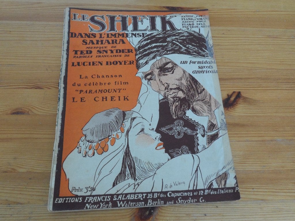 Le sheik - ted snyder, Muziek en Instrumenten, Bladmuziek, Piano, Gebruikt, Ophalen of Verzenden, Artiest of Componist