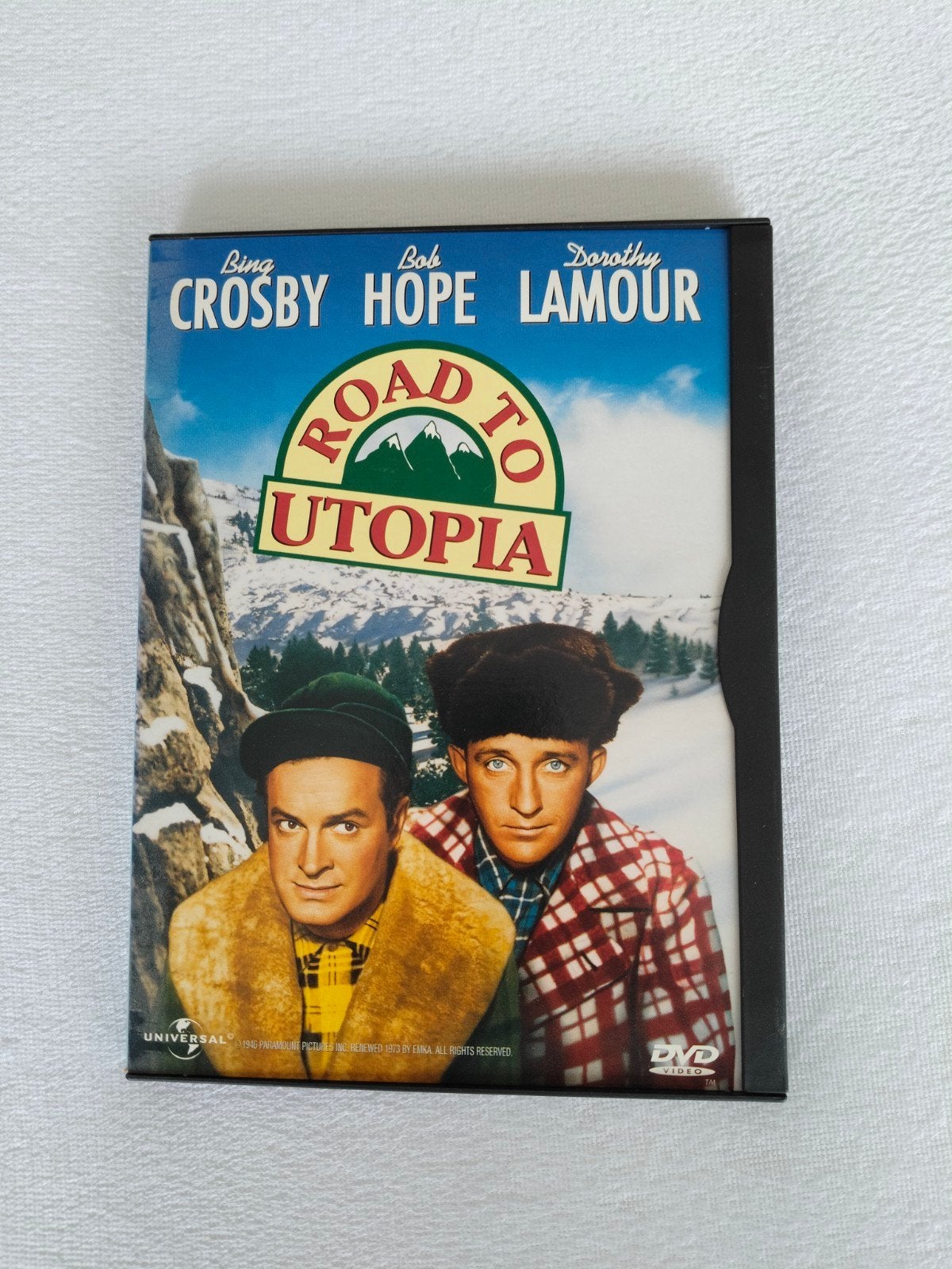 Road To Utopia 1946 (Bob Hope/Bing Crosby), Cd's en Dvd's, Verzenden, Alle leeftijden, Engels, Zo goed als nieuw