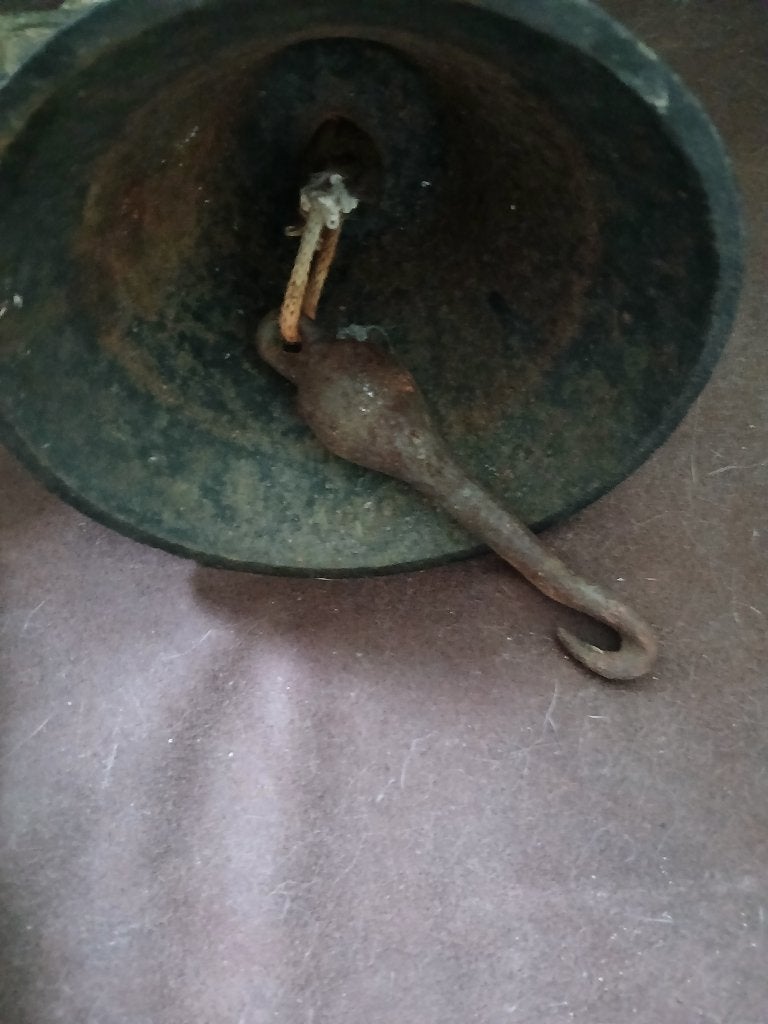 Brons bel, Antiek en Kunst, Ophalen of Verzenden, Brons