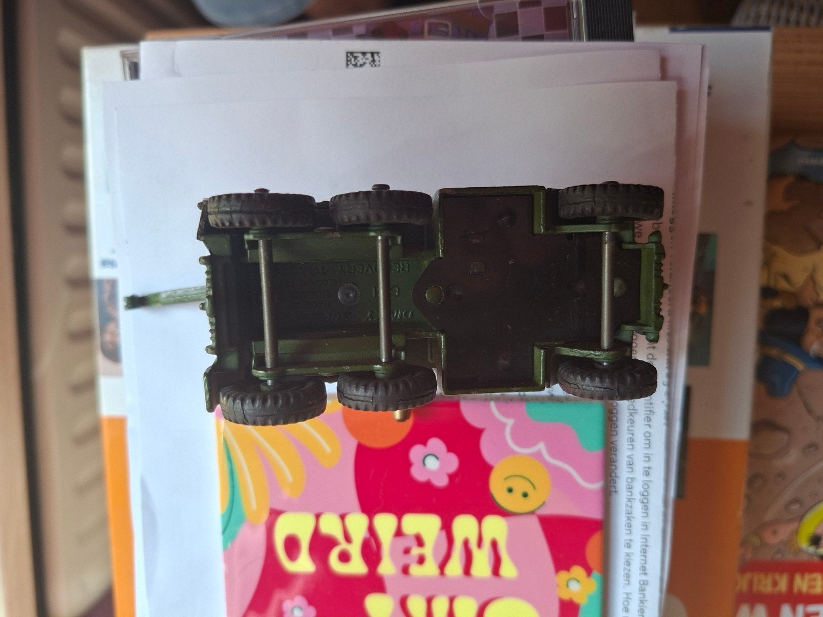dinkey ijzeren takelwagen., Hobby en Vrije tijd, Ophalen of Verzenden