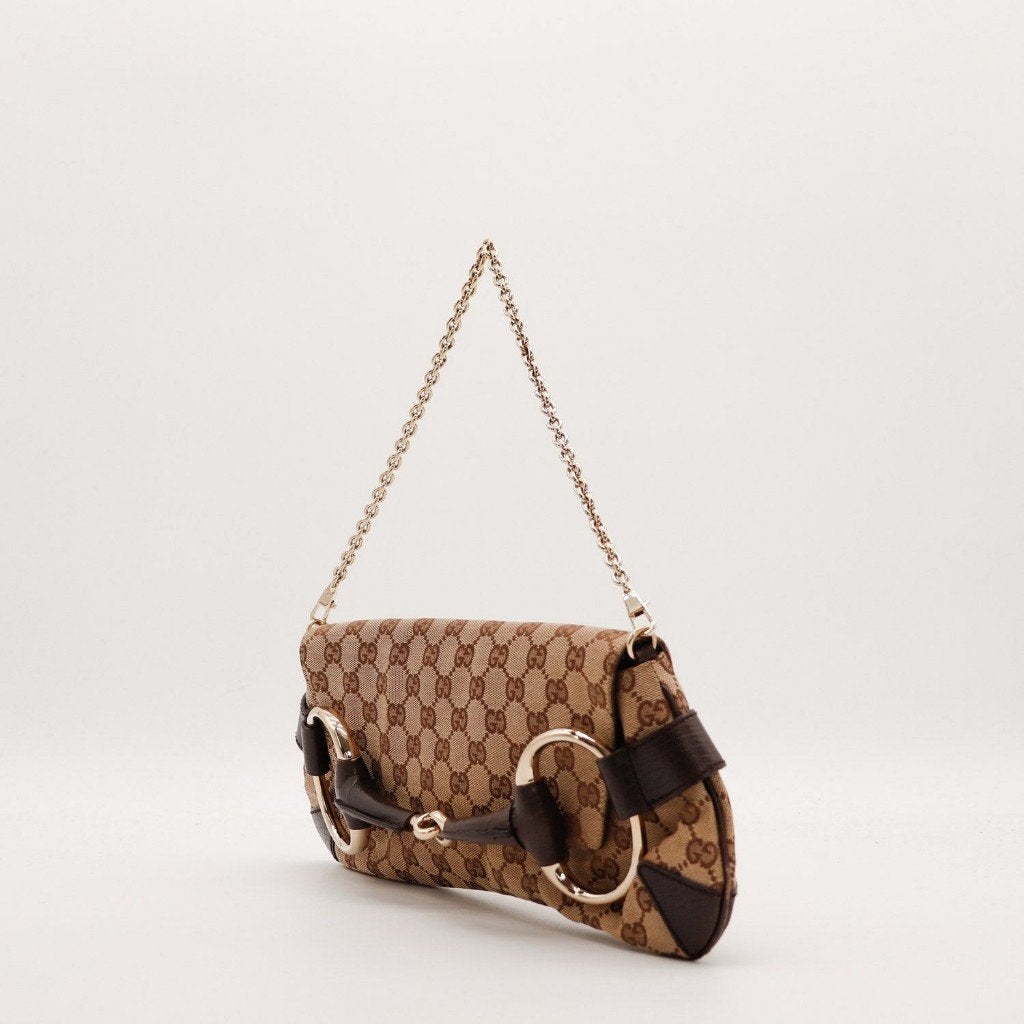 Gucci Horsebit clutch, Verzenden, Gebruikt, Avondtasje